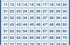 10 Best Printable Numbers From 1 100 Printablee