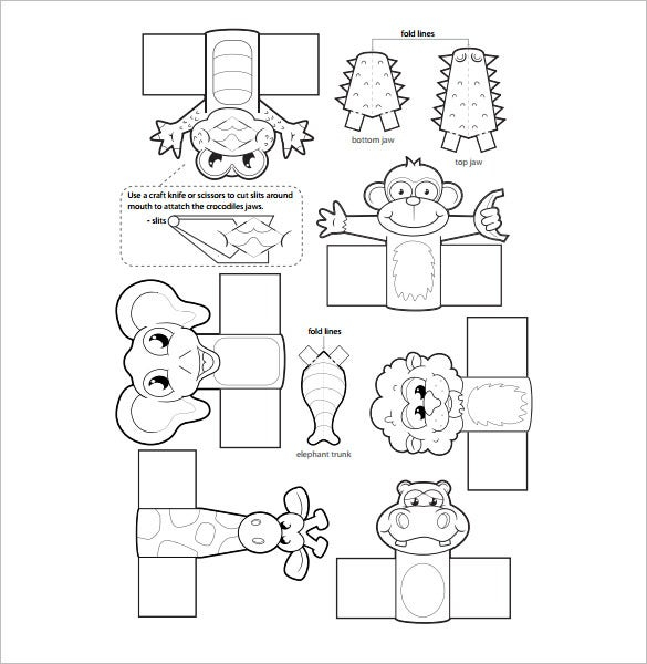 Free Printable Finger Puppet Templates