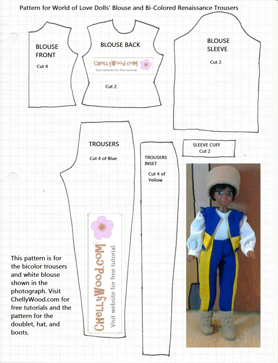 18 Inch Doll Clothes Patterns Free Printable