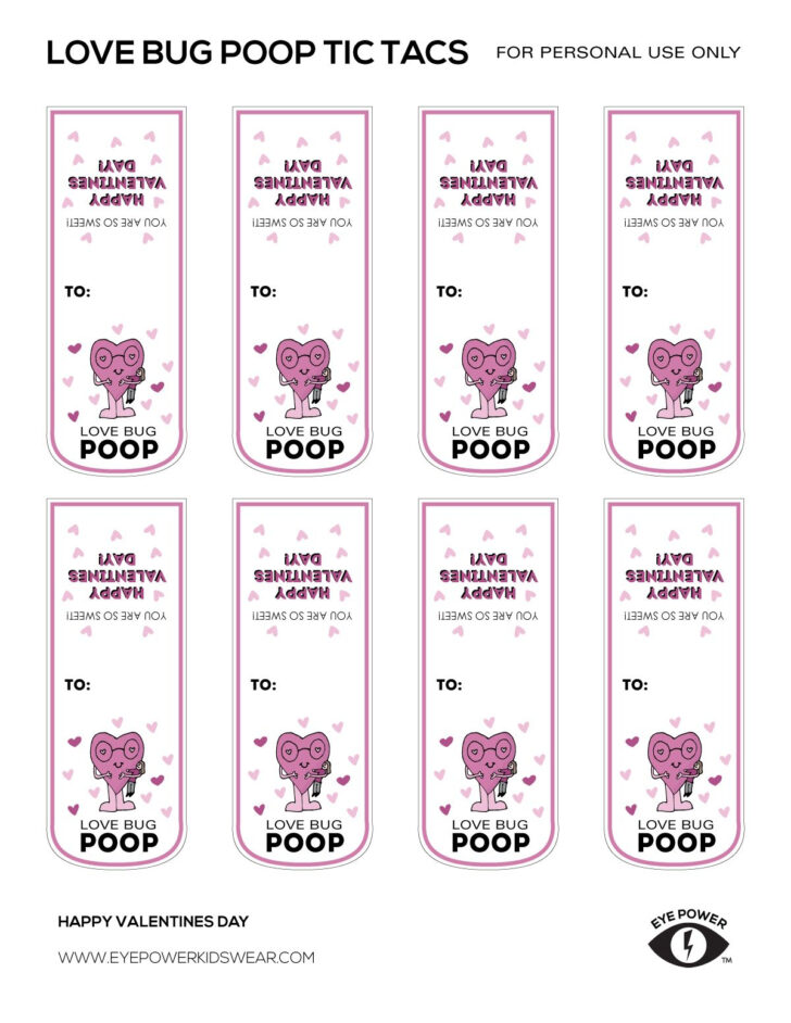 32 Free Tic Tac Label Template Labels Information List | Fanny Printable