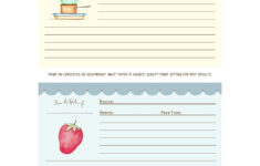 42 Perfect Cookbook Templates Recipe Book Recipe Cards