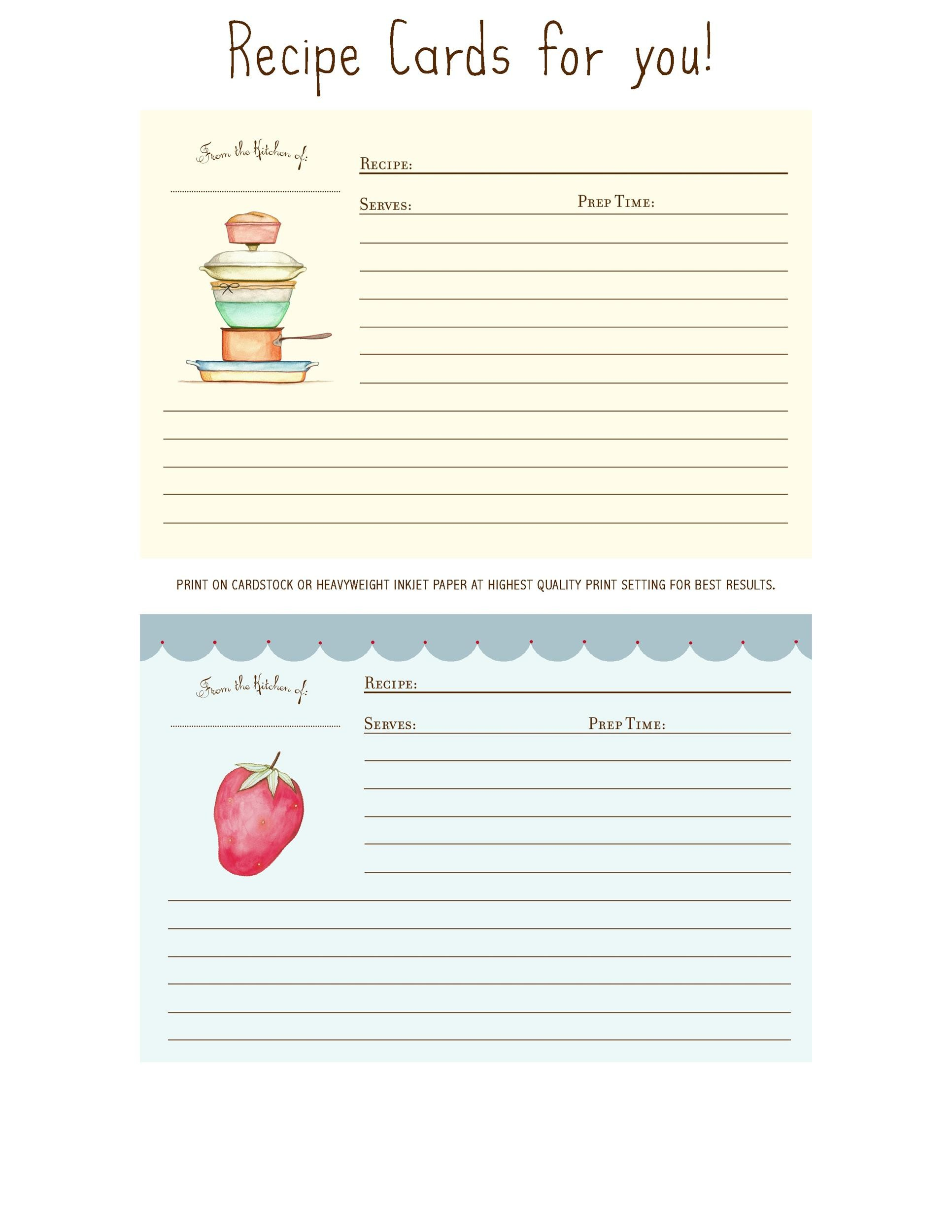 42 Perfect Cookbook Templates Recipe Book Recipe Cards 