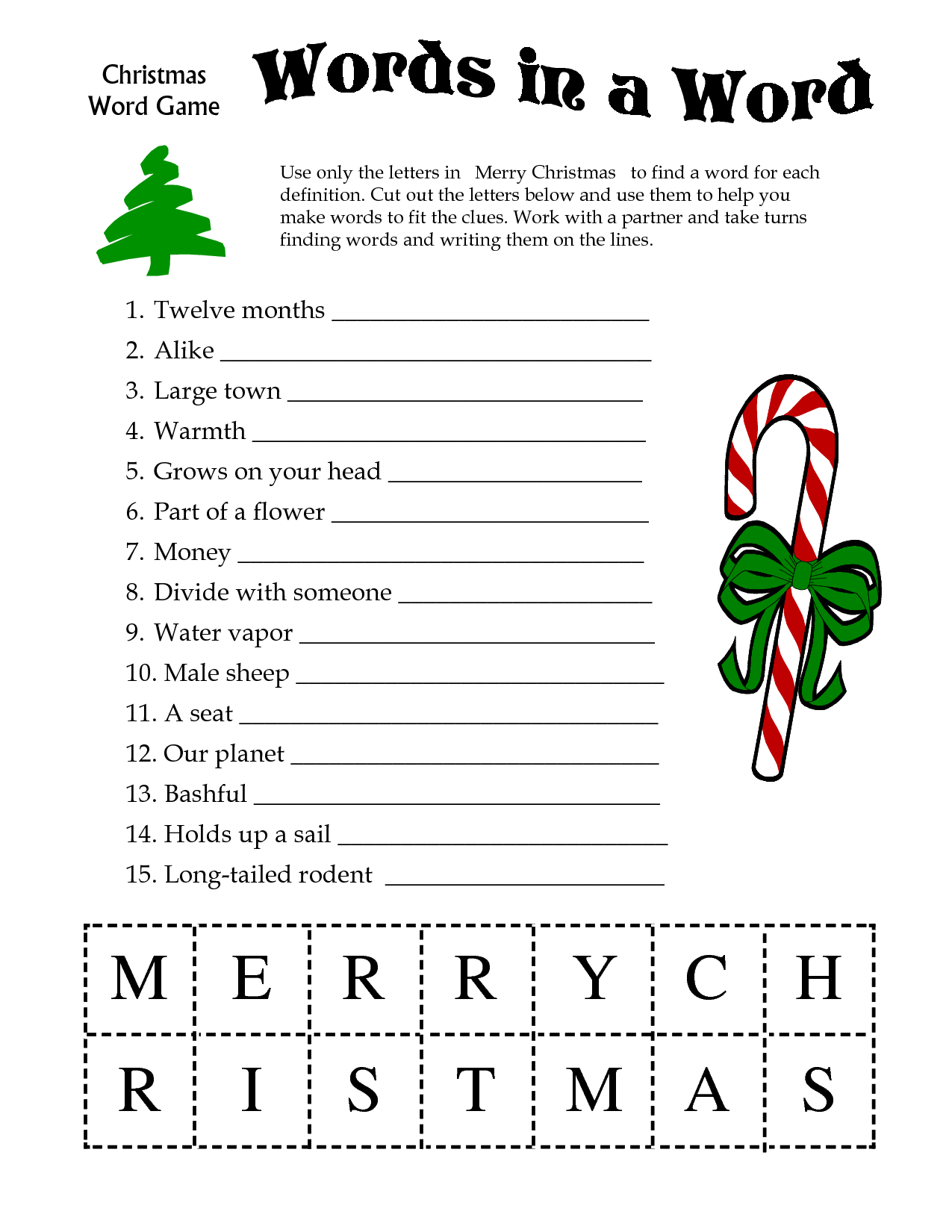 5 Images Of Free Printable Christmas Word Games Printable Christmas 