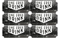 8 Free Sample Drinks Voucher Templates Printable Samples