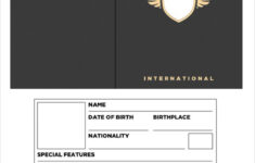 8 Passport Templates PDF Word Word Excel Samples