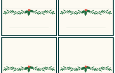 9 Best Printable Christmas Place Cards Printablee