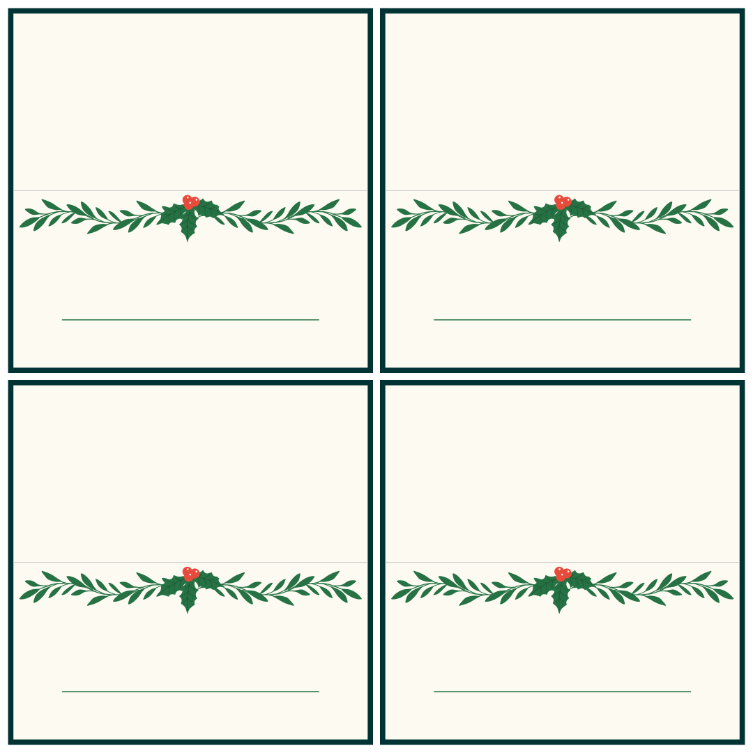 Free Printable Christmas Table Name Cards Fanny Printable Free Printable Christmas Table Name Cards Fanny Printable