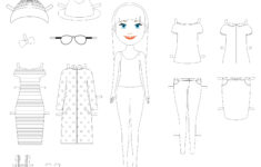 9 Best Printable Paper Dolls To Color Printablee