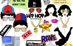 90s Photo Booth Props 90S PARTY PROPS 90s Themed Etsy