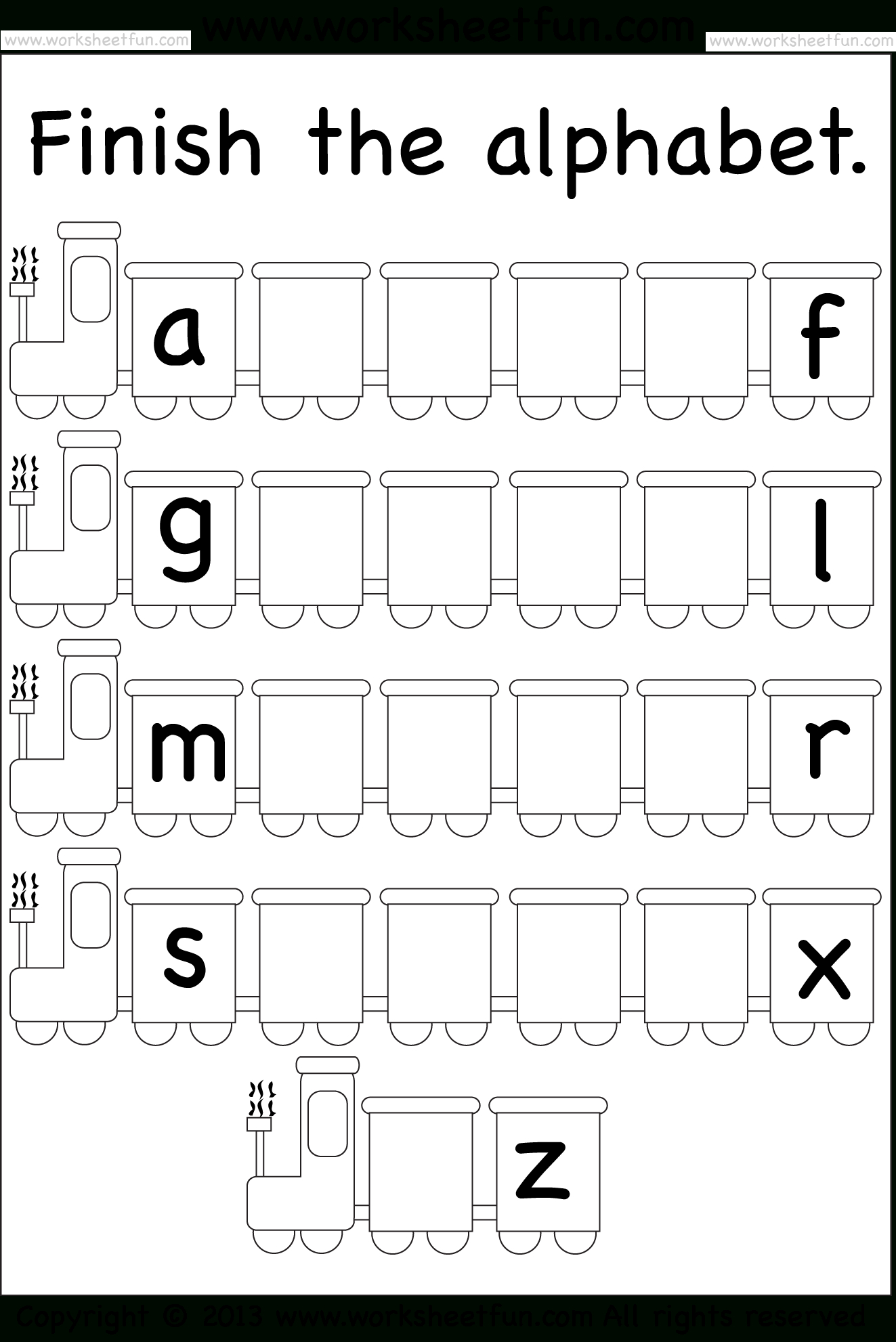 Free Printable Alphabet Worksheets For Grade 1 | Fanny Printable