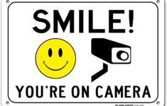 amazon smile you re on camera sign video surveillance warning 7 Amazon Smile You re On Camera Sign Video Surveillance Warning 7