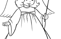 Angel Line Drawing Cliparts co