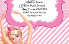 barbie invitations templates free best of custom barbie birthday Barbie Invitations Templates Free Best Of Custom Barbie Birthday