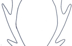 birch slice antler ornaments printable reindeer christmas Birch Slice Antler Ornaments Printable Reindeer Christmas