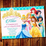 Birthday Invitation Template Disney Princess Birthday Invitation