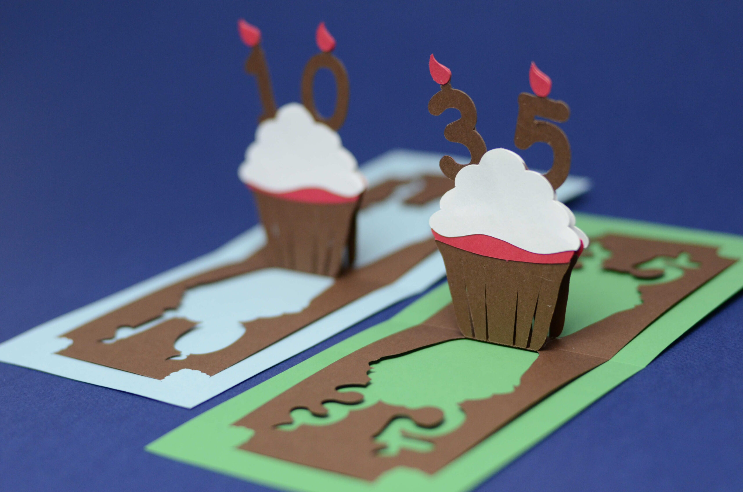 Birthday Pop Up Card Detailed Cupcake Creative Pop Up Cards 