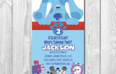 Blue s Clues Invitations Free Printable Free Printable