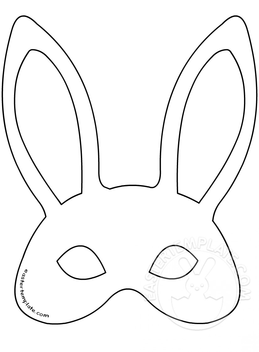 Bunny Mask Template Streaming Squirt