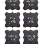 Chalkboard Buffet Food Labels Free Printables Food Labels Printable