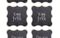 Chalkboard Buffet Food Labels free Printables Food Labels Printable