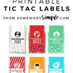 Christmas Tic Tac Labels Printable Somewhat Simple
