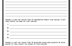 Classroom Freebies The Hunger Games Post Reading Free Worksheet