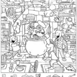 Coloring Page Hiddene Coloring Pages Free Printables Free Printable