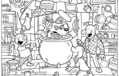 Coloring Page Hiddene Coloring Pages Free Printables Free Printable