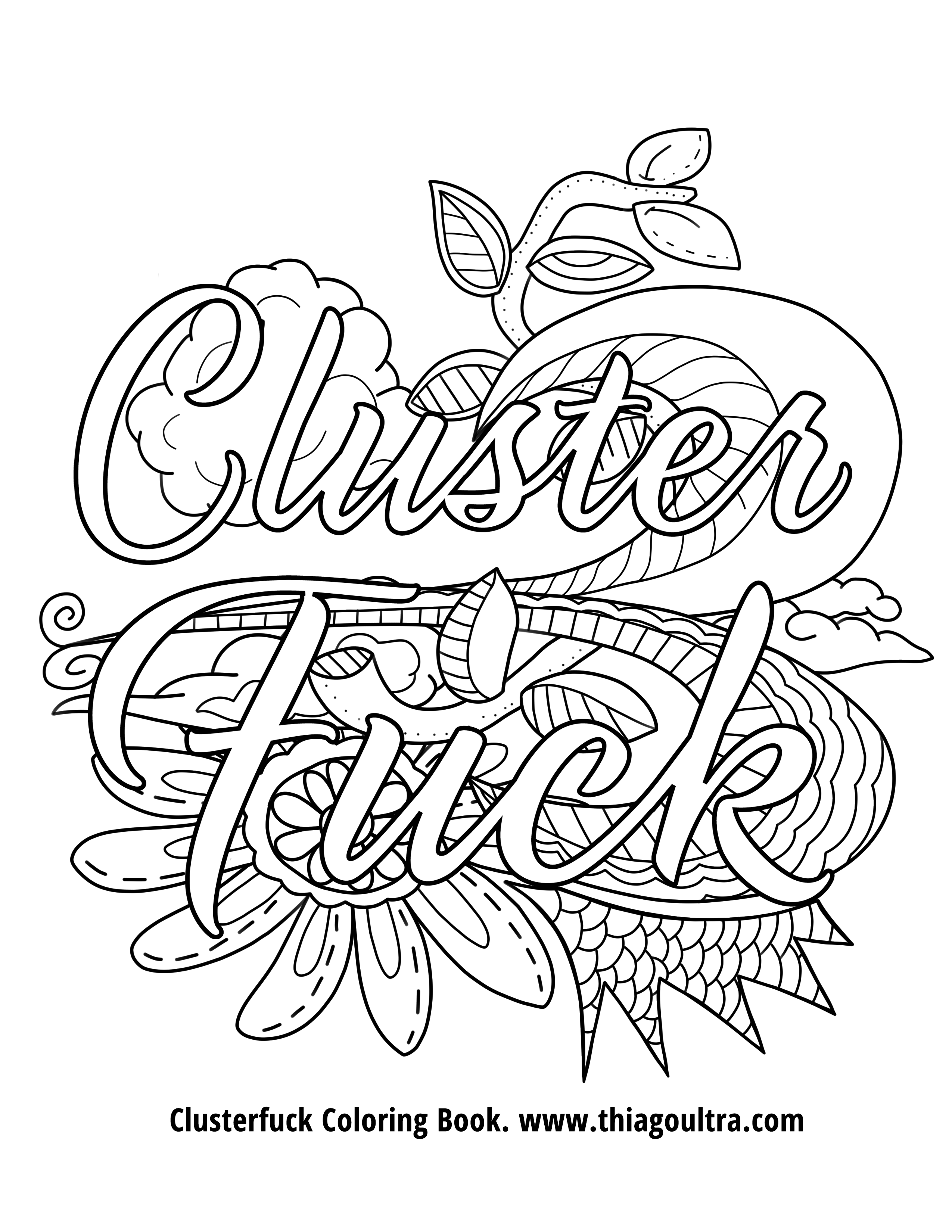 Cuss Word Coloring Pages At GetColorings Free Printable Colorings 