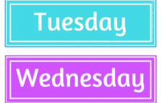 days of the week flashcards freebies the mum educates Days Of The Week Flashcards FREEBIES The Mum Educates