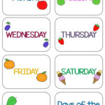 Days Of The Week Flashcards That Matches The Very Hungry Caterpillar