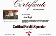 Drivers License Template Word Lovely Forklift Certification Wallet