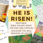 Easter Escape Room Game Bible Kids And Family Printable Party Game For