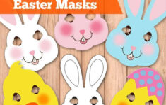 Easter Masks Bunny Rabbit And Chick Template Itsybitsyfun
