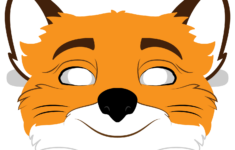 Fantastic Mr Fox Mask Template Free Printable Papercraft Templates