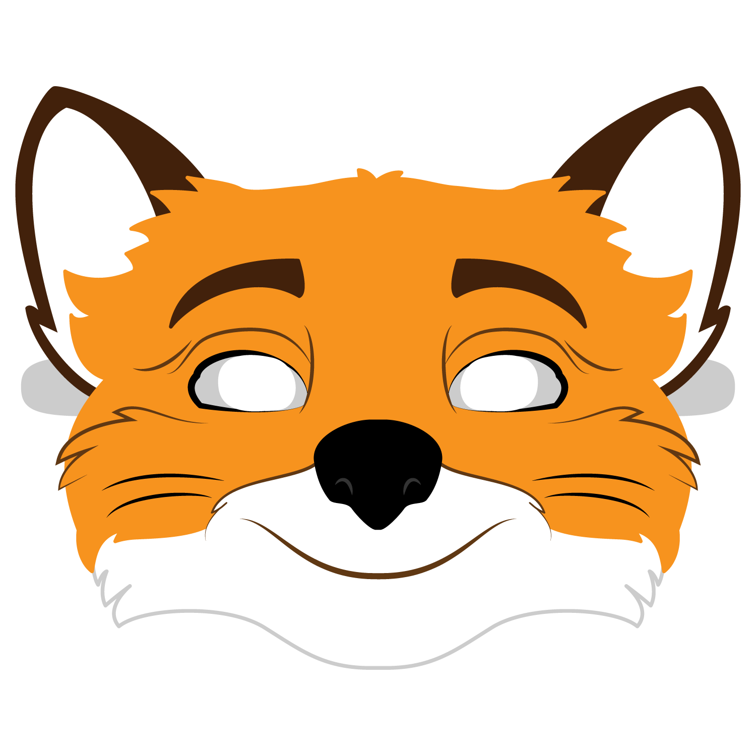 Fantastic Mr Fox Mask Template Free Printable Papercraft Templates