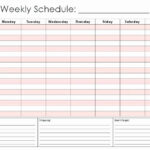 Free Appointment Schedule Template Luxury Printable Weekly Appointment