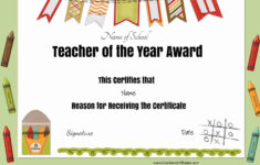 free certificate of appreciation for teachers customize online Free Certificate Of Appreciation For Teachers Customize Online