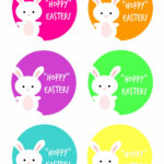 Free Easter Gift Tag Printable Easter Gift Tag Hoppy Easter Gift Tag