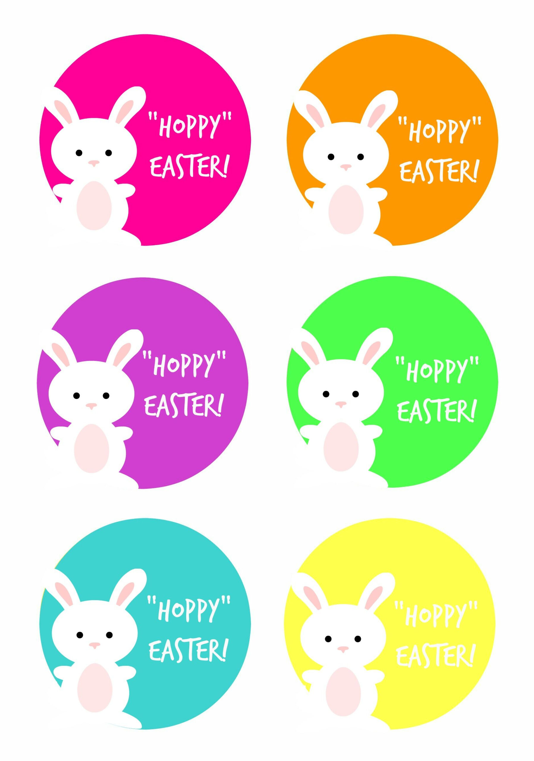 Free Easter Gift Tag Printable Easter Gift Tag Hoppy Easter Gift Tag 