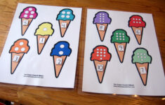 free file folder game for preschoolers ice cream count match 1 10 Free File Folder Game For Preschoolers Ice Cream Count Match 1 10