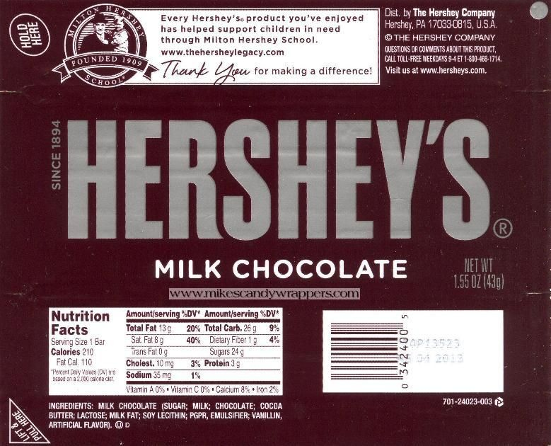 Free Hershey Candy Bar Wrapper Templates Hershey Candy Bars