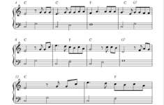 Free Piano Sheet Music Online Printable Popular Songs Free Printable