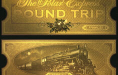 Free Polar Express Printable Tickets Free Printable A To Z