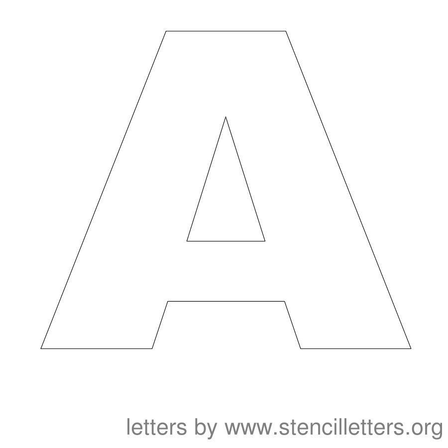 Free Printable 10 Inch Letter Stencils Free Printable