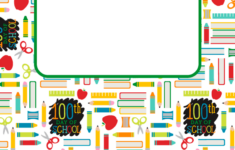 Free Printable 100th Day Of School Binder Cover Template Download The