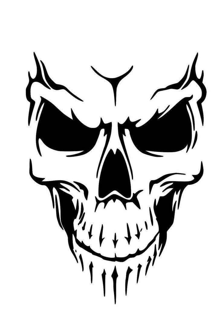 Free Printable Skull Stencils