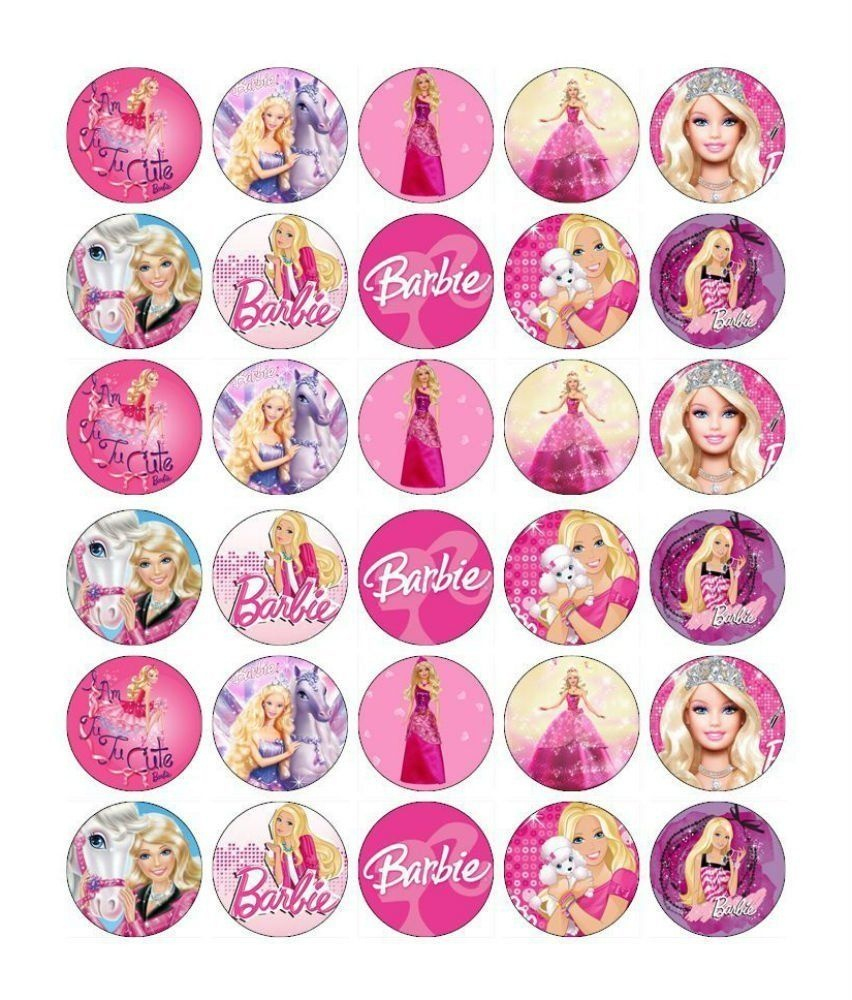 Free Printable Barbie Cupcake Toppers Free Printable A To Z