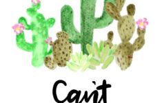 Free Printable Can t Touch This Cactus Print Within The Grove