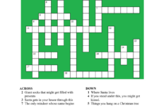 Free Printable Christmas Crossword Puzzles For Adults Free Printable